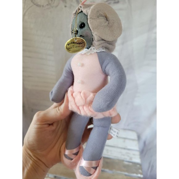 Kurt Adler bendables mouse ballerina ornament plus - Picture 2 of 6
